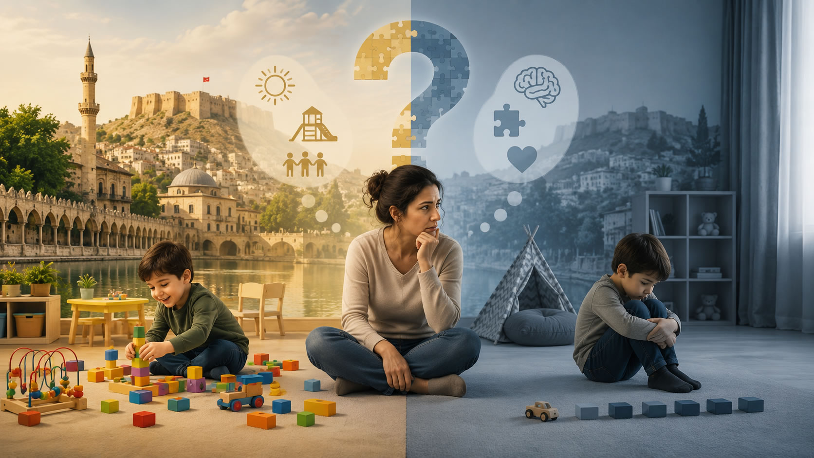 Gaziantepte Ebeveynlerin En �ok Kar��t�rd��� Durum: Uyaran Eksikli�i mi, Otizm mi?