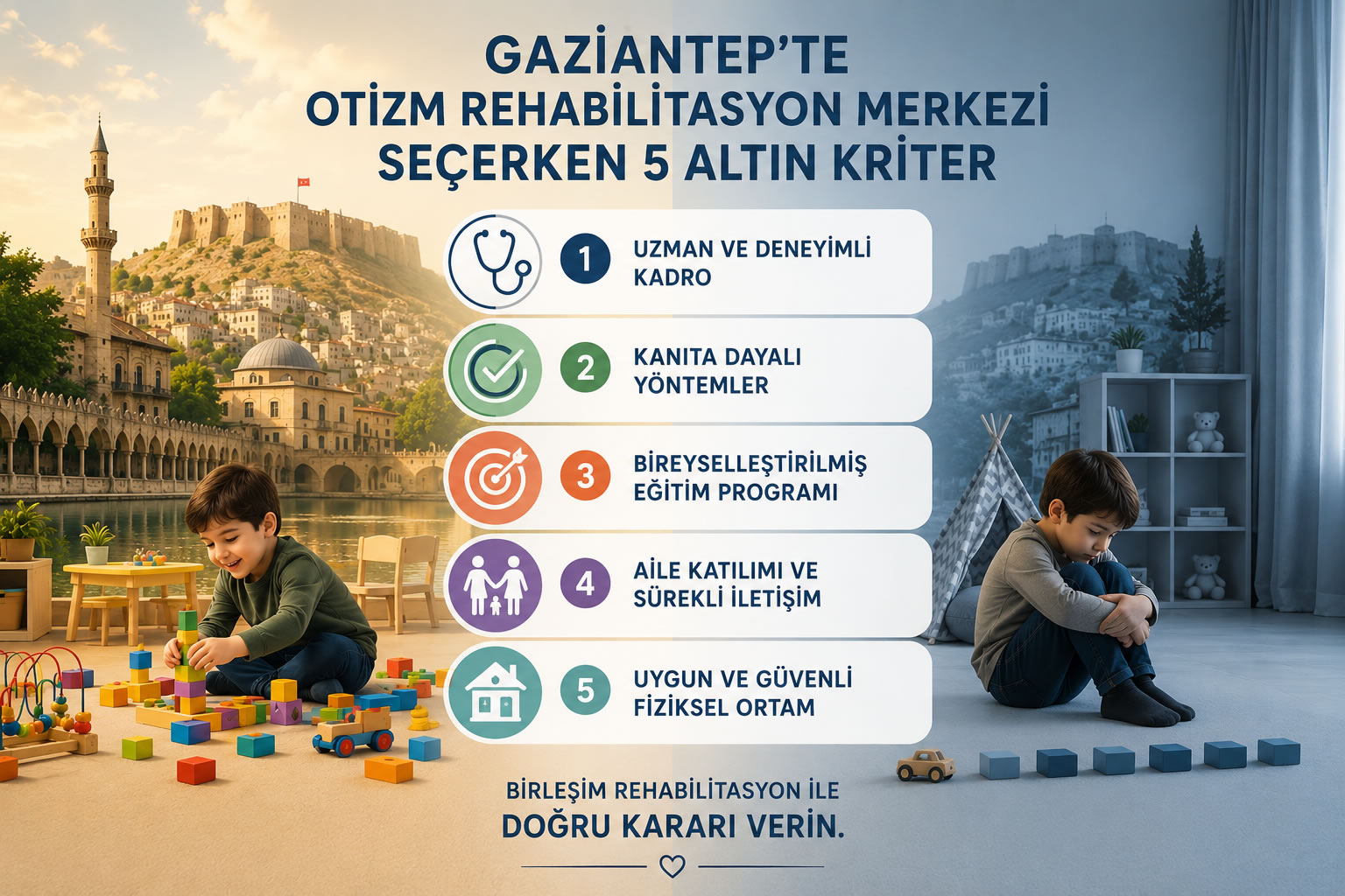 Gaziantep Otizm  Merkezi Se�erken Dikkat Edilmesi Gereken 5 Kriter